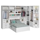 Ver imagem 5 de Dormitório Queen Size sem Cama 1344s Branco