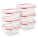 Ver imagem 1 de Kit Mini Potes Herméticos De Vidro Tampa Com Trava 6 Peças