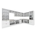Ver imagem 2 de Cozinha Completa de Canto 14 Peças 20 Portas 7 Gavetas Americana Henn