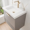 Ver imagem 5 de Gabinete para Banheiro 60cm com 1 Porta 1 Gaveta e Cuba de Embutir Paraty