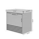 Ver imagem 3 de Gabinete para Banheiro 60cm com 1 Porta 1 Gaveta e Cuba de Embutir Paraty