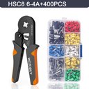 Ver imagem 4 de Wozobuy Alicate de Terminal de Crimpagem + 400pcs - Hsc8 6-4 - 6-4 a