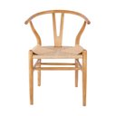 Ver imagem 3 de Cadeira Wishbone Madeira Maciça Natural