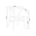 Ver imagem 4 de Cadeira Wishbone Madeira Maciça Natural