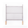 Grelha Inox Moeda para Churrasco 40x50 Cabo de Madeira - 1