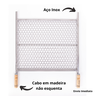 Grelha Inox Moeda para Churrasco 40x50 Cabo de Madeira - 3