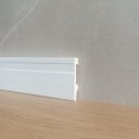 Ver imagem 4 de Rodape Poliestireno 7cm Branco Frisado 5183  2,40 Metros