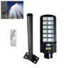 Luminaria Solar Led Poste 600w Kit Suporte Refletor Sensor Movimento Presença Controle Haste Pintura - 1