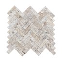Ver imagem 5 de Revestimento Pedra Natural Tijolinho Travertino Anticato 7x23cm Mattone