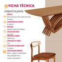 Ver imagem 6 de Sala de Jantar Mesa Vênus 240cm Tampo Laminado Canto Barril e 8 Cad Noronha Premium