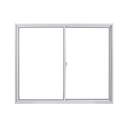 Ver imagem 1 de Janela de Alumínio de Correr 100x100cm 2 Folhas com Vidro Liso Linha Soft MGM Branco