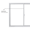 Janela de Alumínio de Correr 100x100cm 2 Folhas com Vidro Liso Linha Soft Mgm Branco - 8