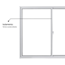 Ver mais imagens de Janela de Alumínio de Correr 100x100cm 2 Folhas com Vidro Liso Linha Soft Mgm Branco
