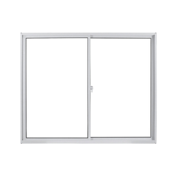 Janela de Alumínio de Correr 100x150cm Vidro Liso Linha Soft MGM  - 1