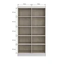 Ver imagem 4 de Armário Multiuso 4 Portas Dueto Espresso Móveis