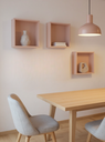 Ver imagem 1 de Kit de 3 Nichos 30cm MDF Rosa - On Móveis