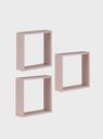 Ver imagem 2 de Kit de 3 Nichos 30cm MDF Rosa - On Móveis