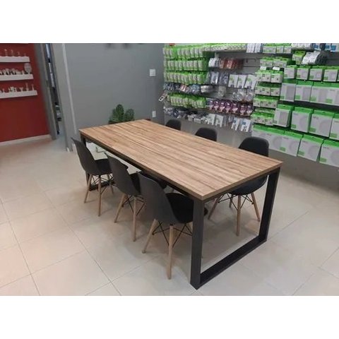 Mesa Estilo/Modelo Industrial 1,80 x 0,90 (Somente a mesa)