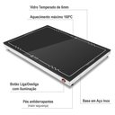 Ver imagem 2 de Mesa Térmica Aiello Linha Eco 60x40cm Vidro Preto 110V Aiello-1258
