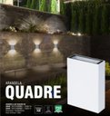 Ver imagem 2 de Arandela Led Quadre Ip65 Luz Branco Quente 3000K Taschibra