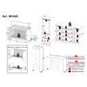 Ver imagem 4 de Quarto de Bebê Completo com Berço Americano 3 em 1 Realeza Multimóveis Mp4595 Branco/madeirado