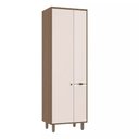 Ver imagem 1 de Paneleiro Torre Cozinha 2 Portas 1 Gaveta 70 - Módulo Cozinha Aspen - Luciane 0418:vanilla / Beige