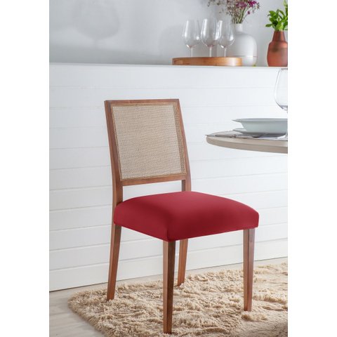 Kit 2 Capas para Assento de Cadeira, Cores Lisas