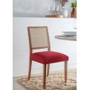 Ver imagem 1 de Kit 2 Capas para Assento de Cadeira, Cores Lisas