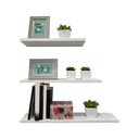 Ver imagem 1 de Kit 3 Prateleiras Branca 40, 50 e 60cm Sala Quarto Decoração