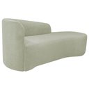 Ver imagem 4 de Kit Sofá Curvo França 140cm Ld. e 2 Poltronas Luiza Max Conforto, Bouclé Verde Oliva