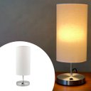 Ver imagem 2 de Abajur Luminaria de Mesa Redondo com Interruptor Ref 84 Decoração Casa Sala Quarto Escritório Moveis