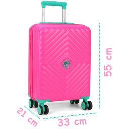 Mala De Bordo Infantil Pequena 10Kg Rodinhas 360° Luxo Barbie Mochila Feminina Viagem Medidas Anac L - 6 Mala De Bordo Infantil Pequena 10Kg Rodinhas 360° Luxo Barbie Mochila Feminina Viagem Medidas Anac L - 6