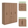 Guarda-Roupa Casal 6 Portas 4 Gavetas Celebrare - 6