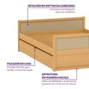 Ver imagem 4 de Cama Infantil Casal com Cama Auxiliar Madeira Maciça Magna Kids Casatema MadeiraOriginals