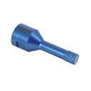 Ver imagem 3 de Serra Copo Diamantada 10mm para Porcelanato Ceramica Marmore Rosca M14 Esmerilhadeira Furo Limpo e P