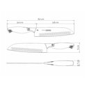 Ver imagem 3 de Faca Santoku Sublime em Aço Inox 7,5" Tramontina 24068/108