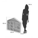 Ver imagem 2 de Casinha Organizadora Infantil Paola 100% Mdf Brinquedos