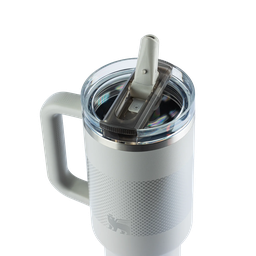 Copo com Canudo Stanley Quencher Protour 1.18l Anti Vazamento - Ash - 6