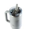 Copo com Canudo Stanley Quencher Protour 1.18l Anti Vazamento - Ash - 6