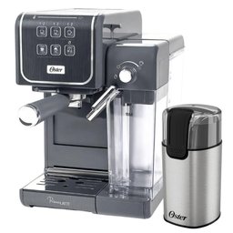 Kit Cafeteira Primalatte Touch e Moedor de Café Elétrico Oster 220v - 1