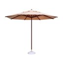 Ver imagem 1 de Ombrelone Guarda Sol Piscina Casa Praia Base Branco 300cm