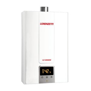 Aquecedor de Água a Gás Lorenzetti 25 Litros Lz2500de-b Branco para Gn