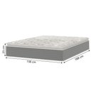 Ver imagem 4 de Cama Box Casal Molas Ensacadas Pillow Top 138x188x63cm Martino Cinza Umaflex