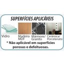 Ver imagem 4 de Suporte Porta Rolos Papel Alumínio Toalha e Filme Pvc sem Furos Adesivo para Parede Cromado Utimil