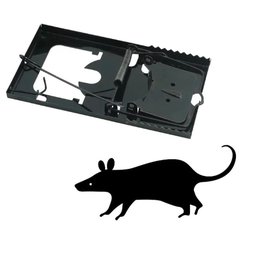 Kit com 2 Ratoeiras Armadilha, Porta Isca, Pega Rato Ratasana Tradicional, Fácil de Usar. - 2