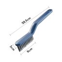 Ver imagem 7 de Escova Multiuso Limpeza Cantos Pinça 2 em 1 Banheiro Cozinha Azul