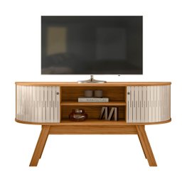 Bancada Atlanta Tvs até 55” Naturale Off White 509130 Madetec - 1