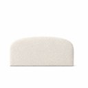 Ver imagem 3 de Cabeceira King 193cm Curva Estofada Bouclé Cama Box Fly:Off White