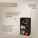 Ver imagem 6 de Estante Compacta Clean 80cm Preto