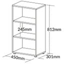 Ver imagem 2 de Estante Compacta Clean 80cm Preto